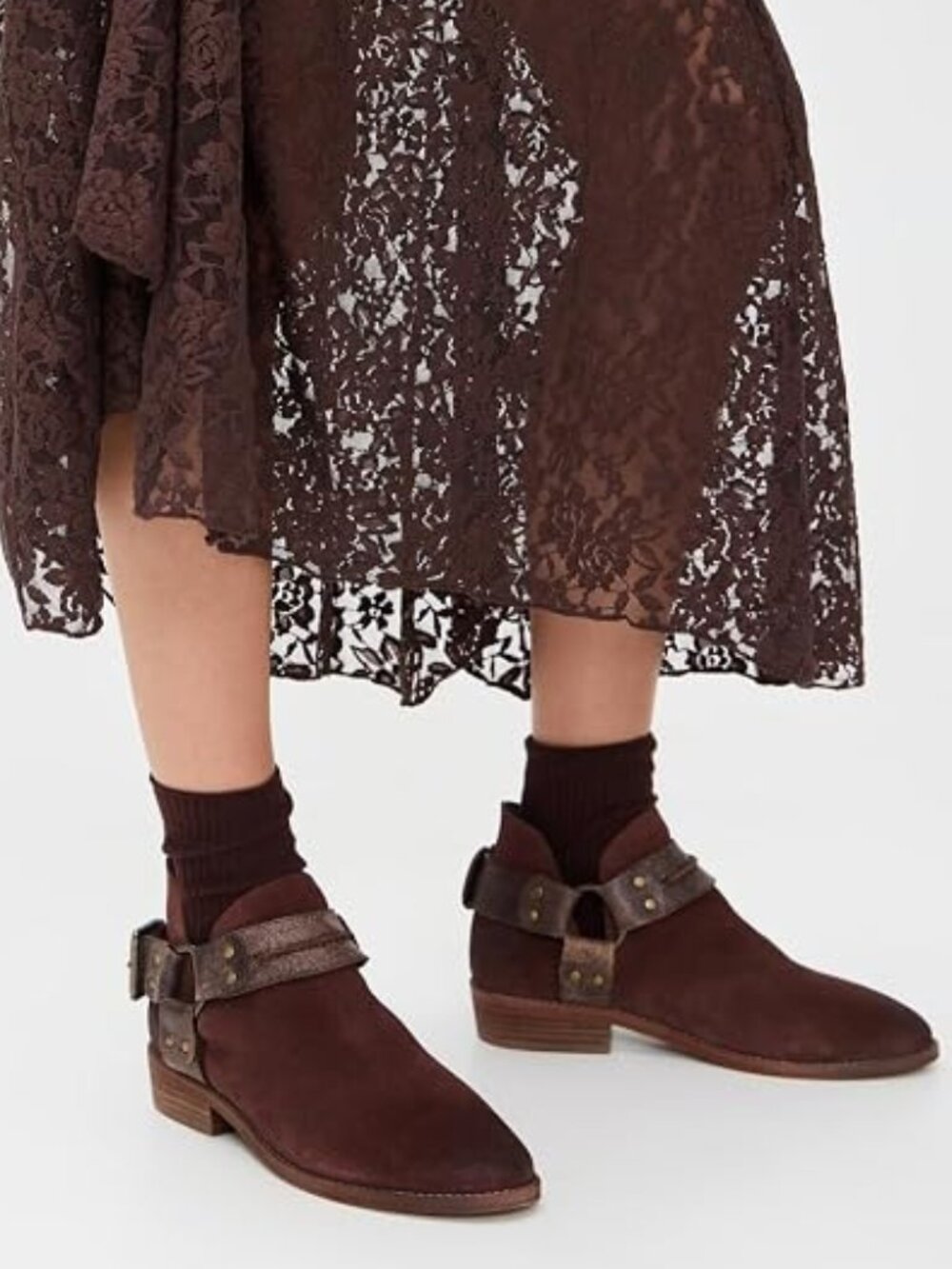 Free People Belle Harness Boots